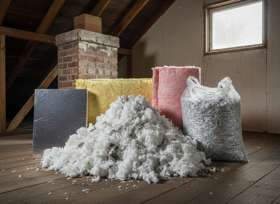 Typical Materials Used for Attic Insulation in American Fork Homes